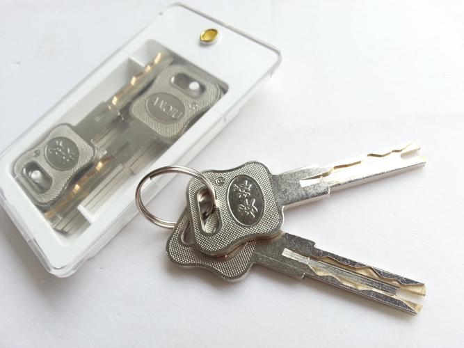 超c级叶片纯铜锁芯 ab复合插芯锁 锁匠专用 防盗门不锈钢锁具